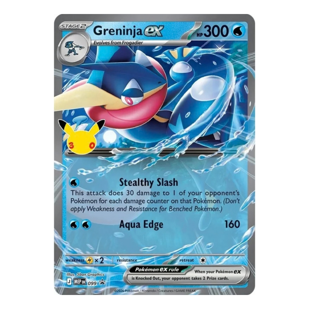 Greninja ex 099/128 – 30th Collection Promo