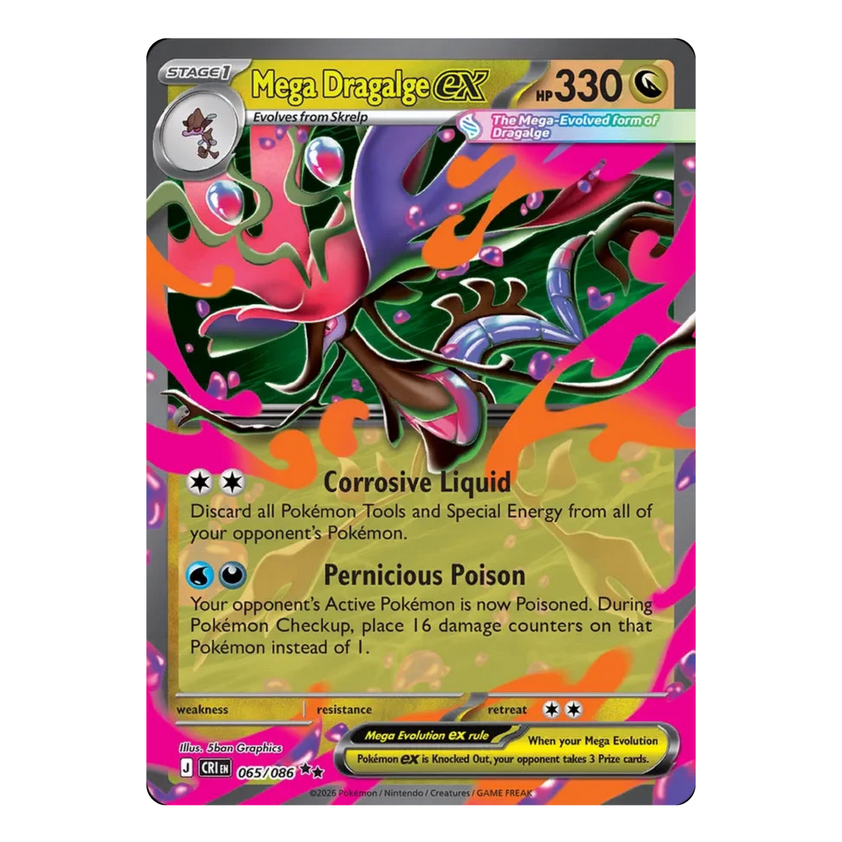 Mega Dragalge 065/086 – Chaos Rising