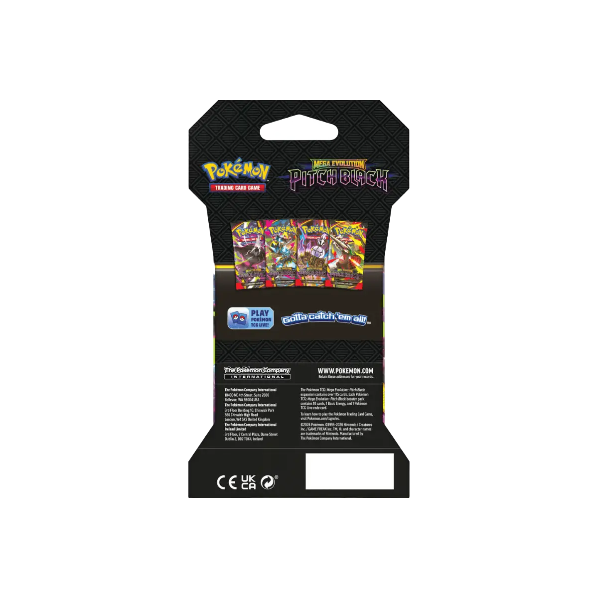 Pitch Black sleeved booster